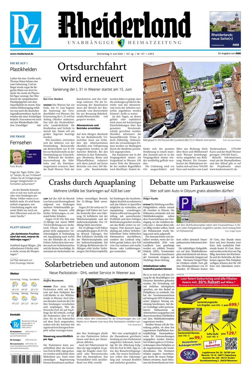 Rheiderland Zeitung - 04.06.2026