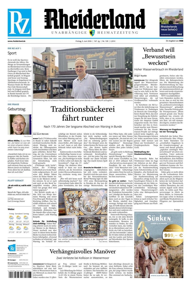 Rheiderland Zeitung - 05.06.2026