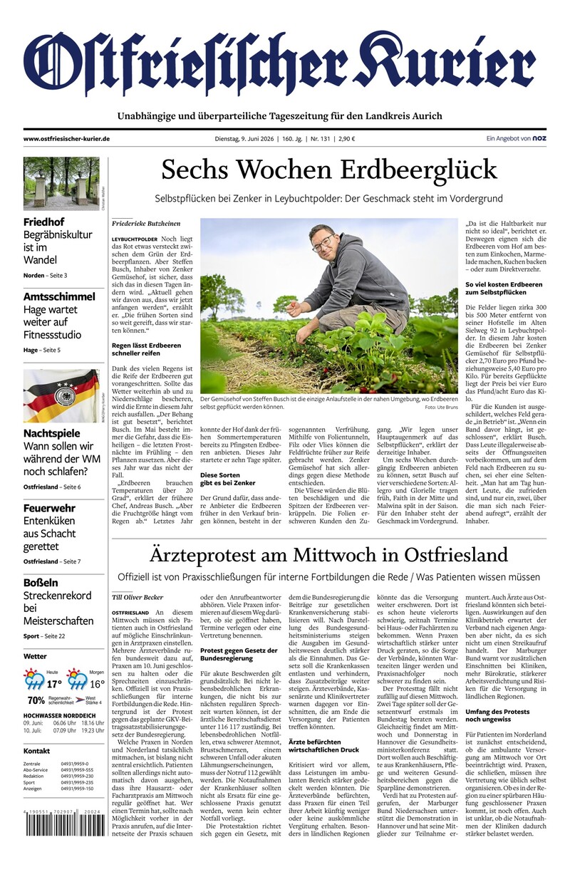 Ostfriesischer Kurier - 09.06.2026