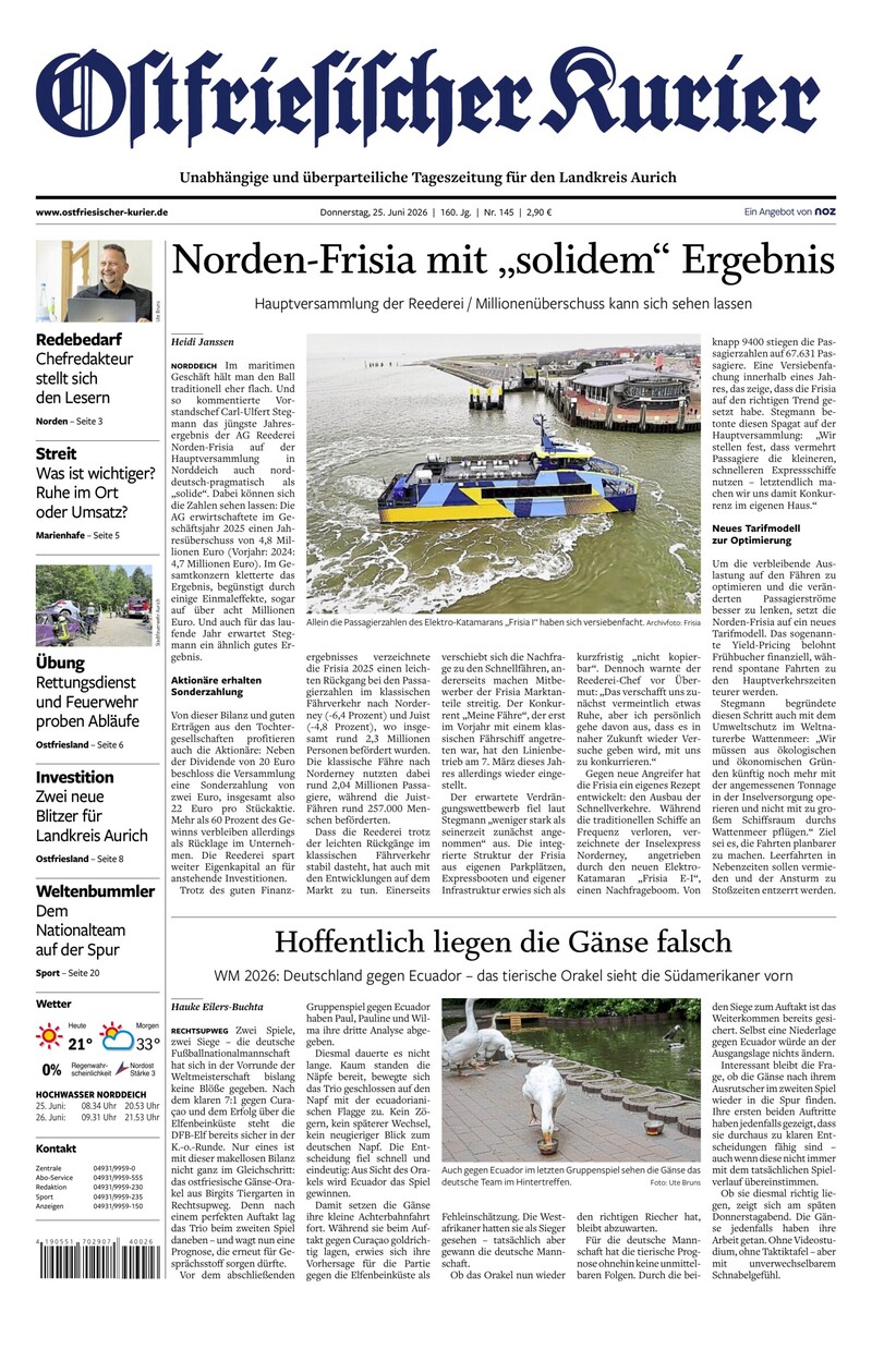 Ostfriesischer Kurier - 25.06.2026
