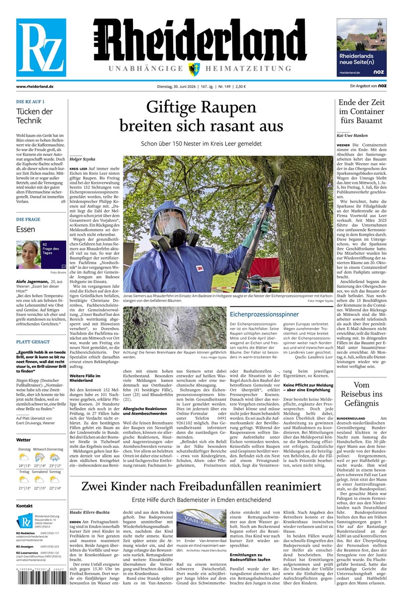 Rheiderland Zeitung - 30.06.2026