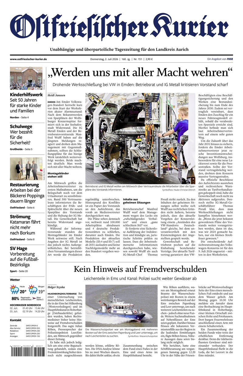 Ostfriesischer Kurier - 02.07.2026