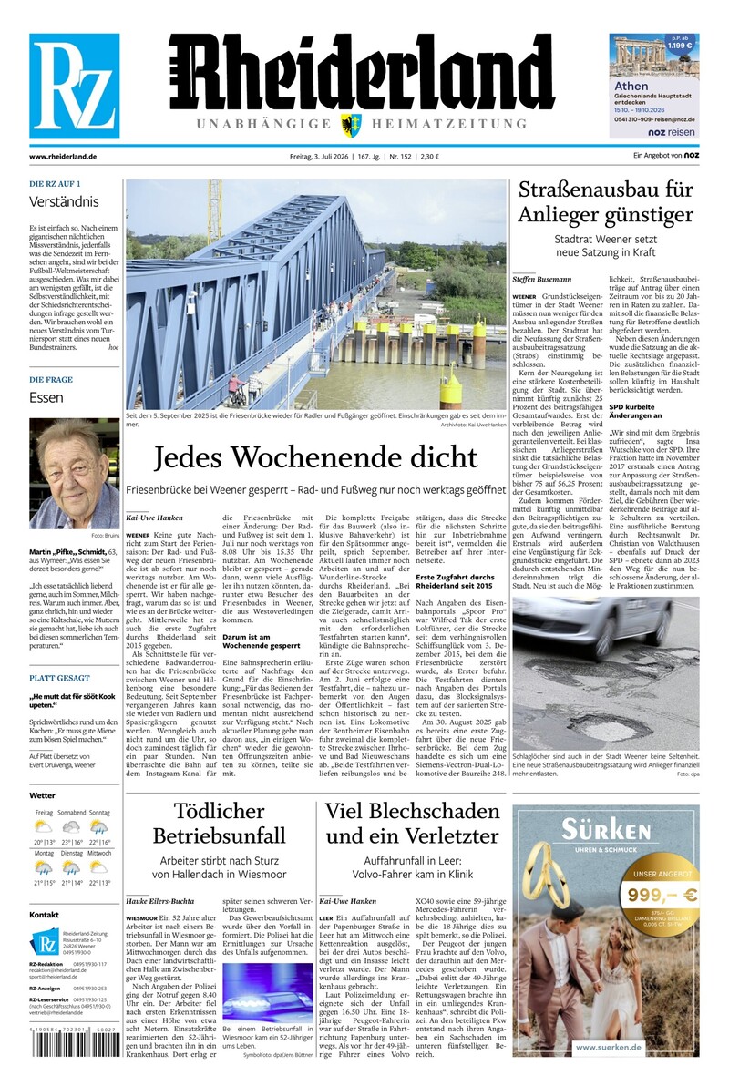 Rheiderland Zeitung - 03.07.2026