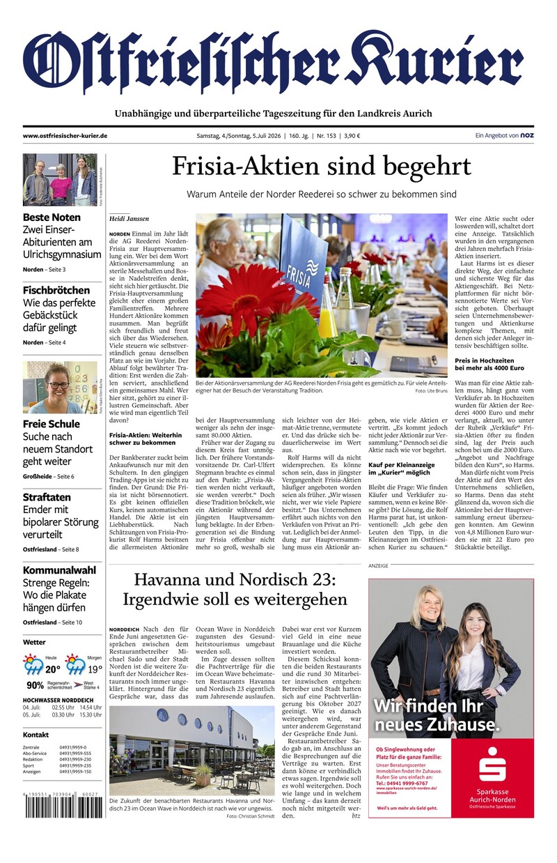 Ostfriesischer Kurier - 04.07.2026