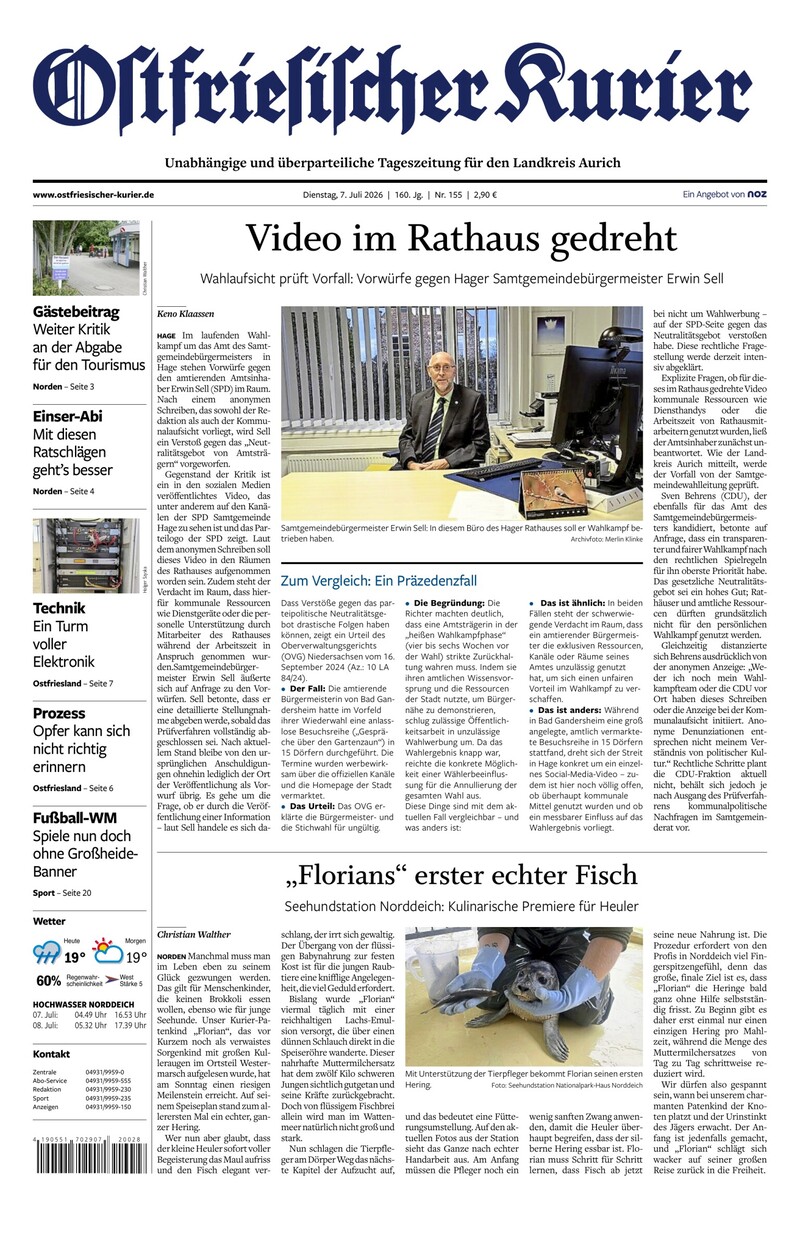 Ostfriesischer Kurier - 07.07.2026