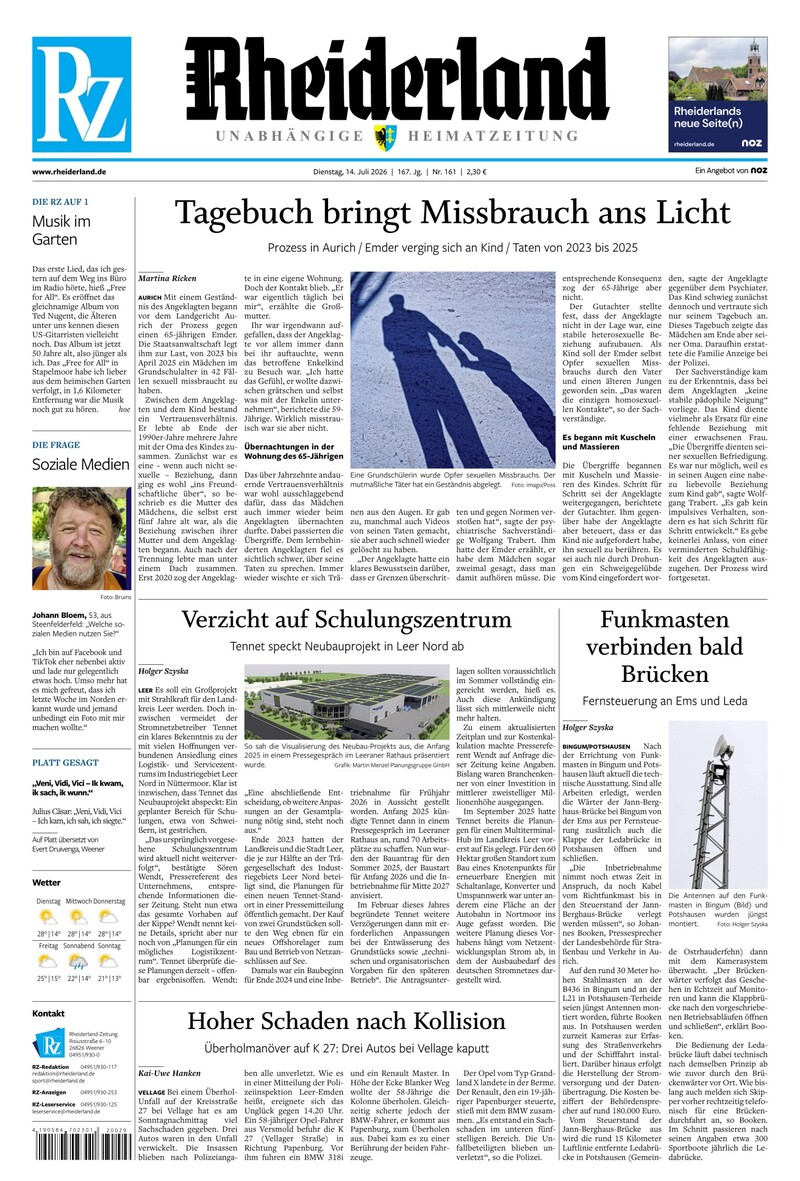 Rheiderland Zeitung - 14.07.2026