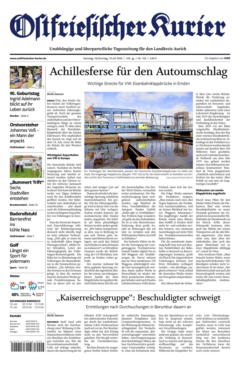 Ostfriesischer Kurier - 18.07.2026