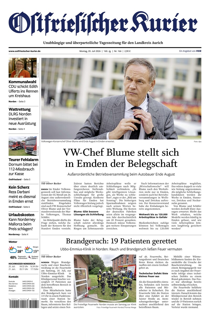 Ostfriesischer Kurier - 20.07.2026