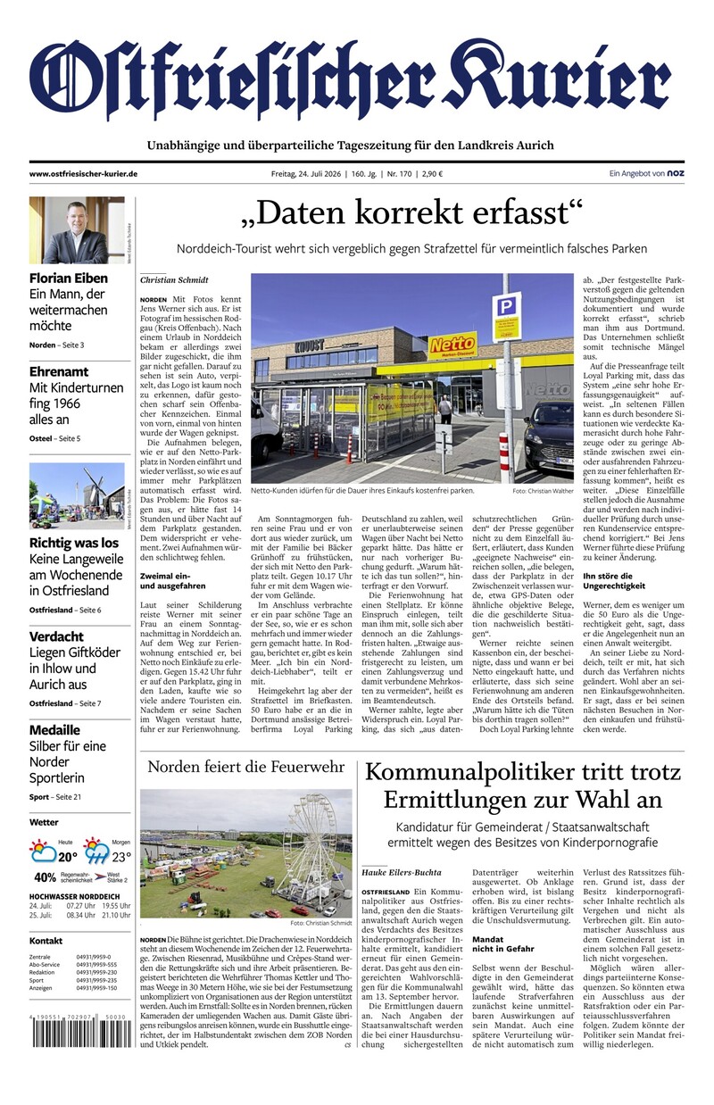 Ostfriesischer Kurier - 24.07.2026