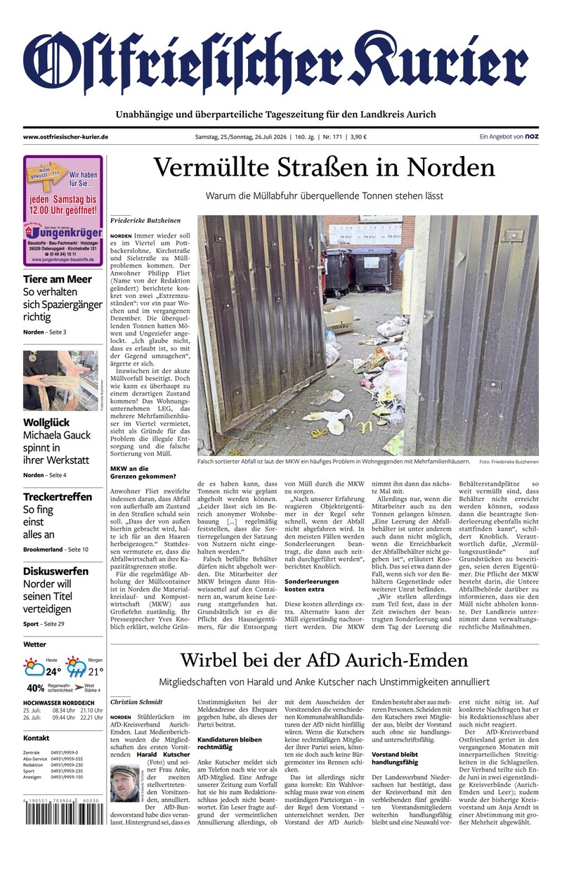 Ostfriesischer Kurier - 25.07.2026