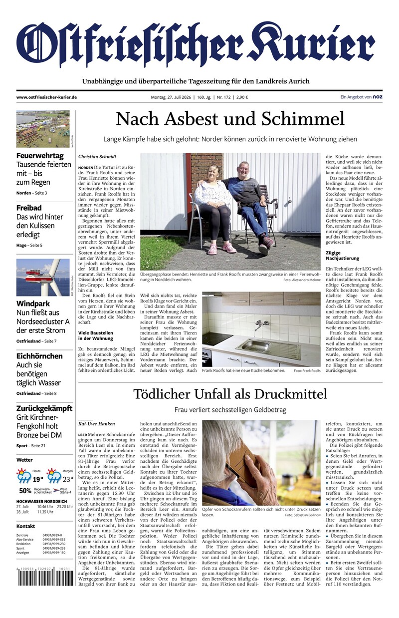 Ostfriesischer Kurier - 27.07.2026