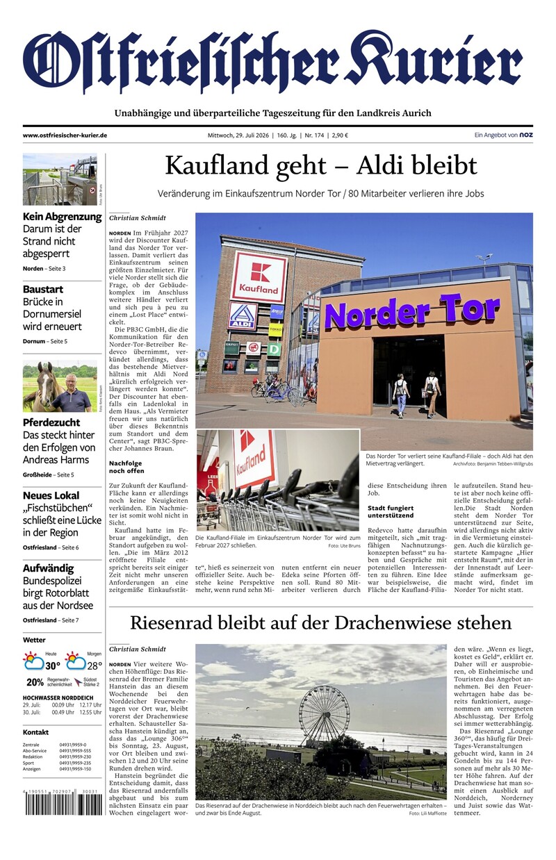 Ostfriesischer Kurier - 29.07.2026