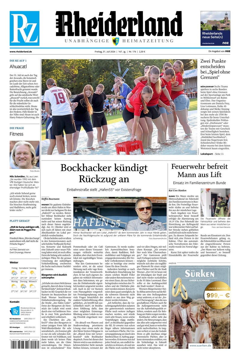 Rheiderland Zeitung - 31.07.2026