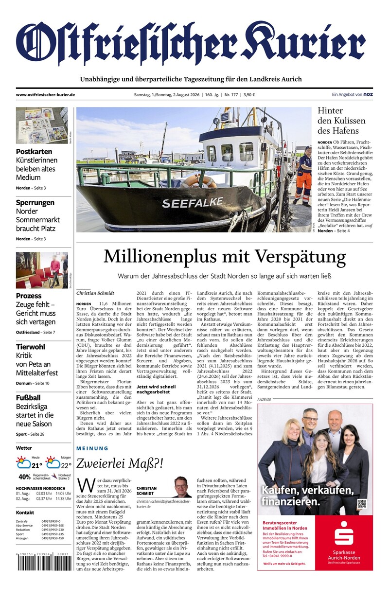 Ostfriesischer Kurier - 01.08.2026