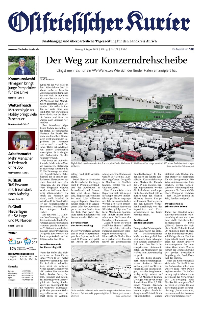 Ostfriesischer Kurier - 03.08.2026