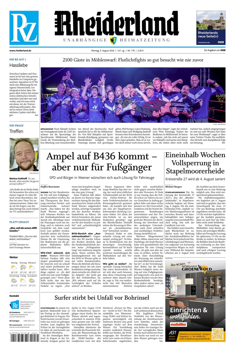 Rheiderland Zeitung - 03.08.2026