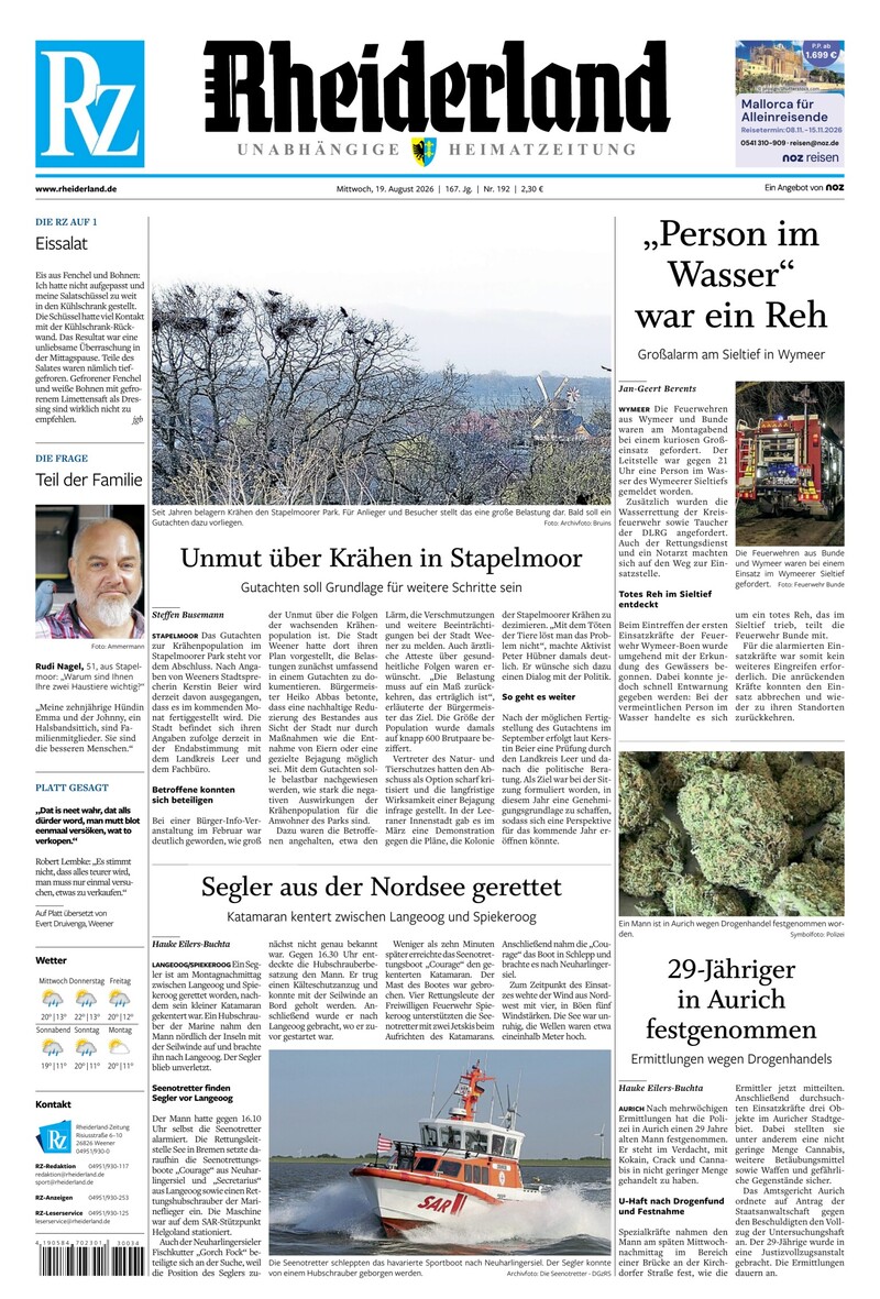 Rheiderland Zeitung - 19.08.2026