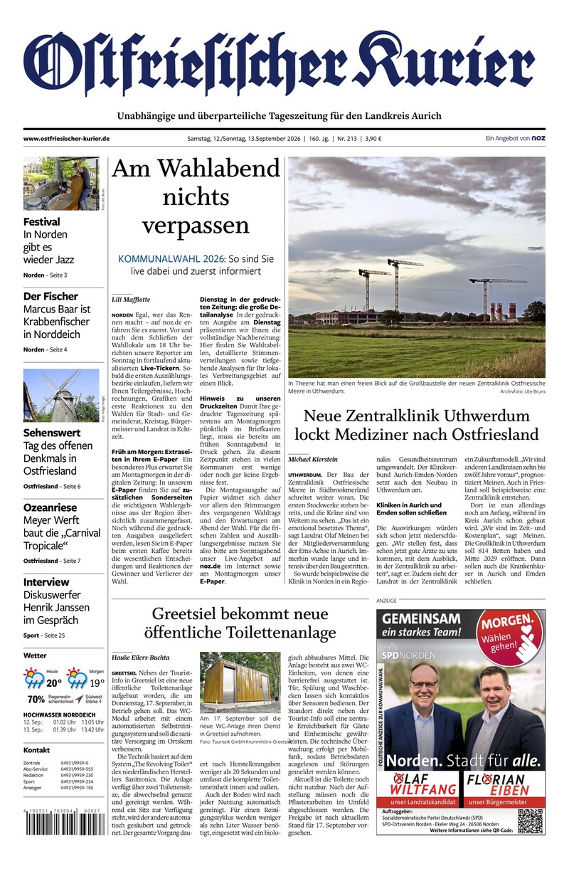 Ostfriesischer Kurier - 12.09.2026