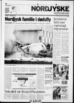 Avisforside fra 9. oktober 2001