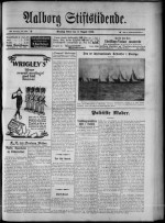 Avisforside fra 2. august 1926