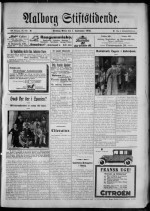 Avisforside fra 7. september 1926