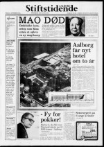 Avisforside fra 9. september 1976