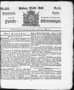 Avisforside fra 20. maj 1826