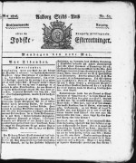 Avisforside fra 22. maj 1826