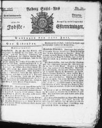 Avisforside fra 12. juli 1826