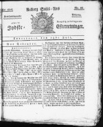 Avisforside fra 15. juli 1826