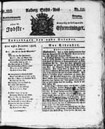 Avisforside fra 28. oktober 1826