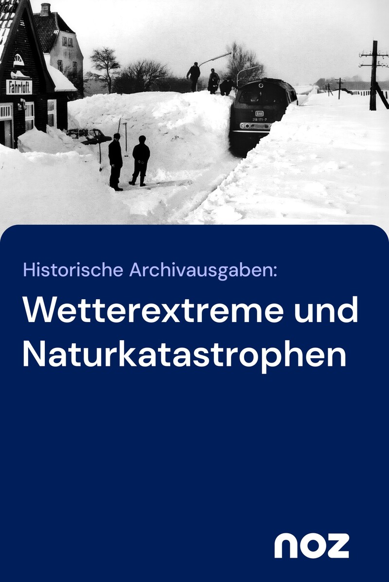 Historische Zeitung - Wetterextreme und Naturkatastrophen Cover