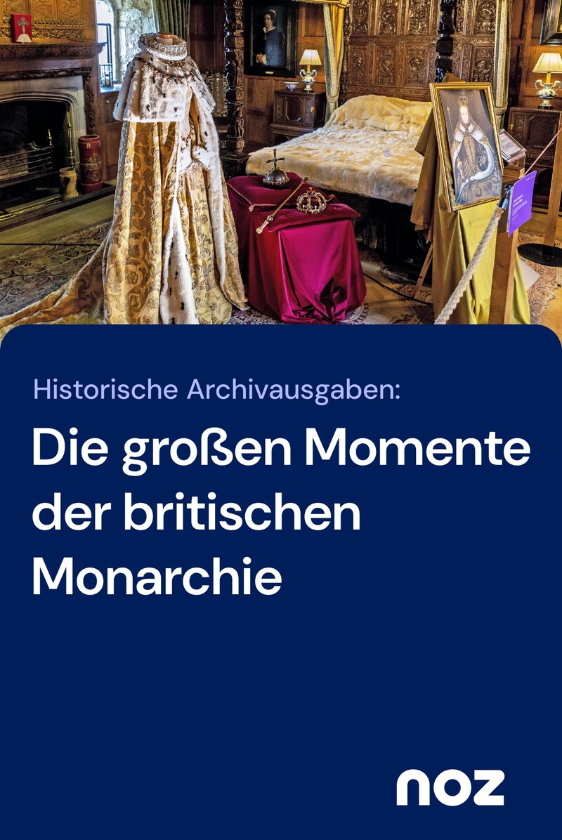 Historische Zeitung - Die großen Momente der britischen Monarchie Cover