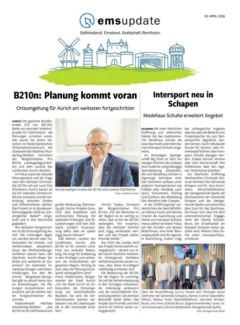 Ems-Update - 20.04.2026 Cover