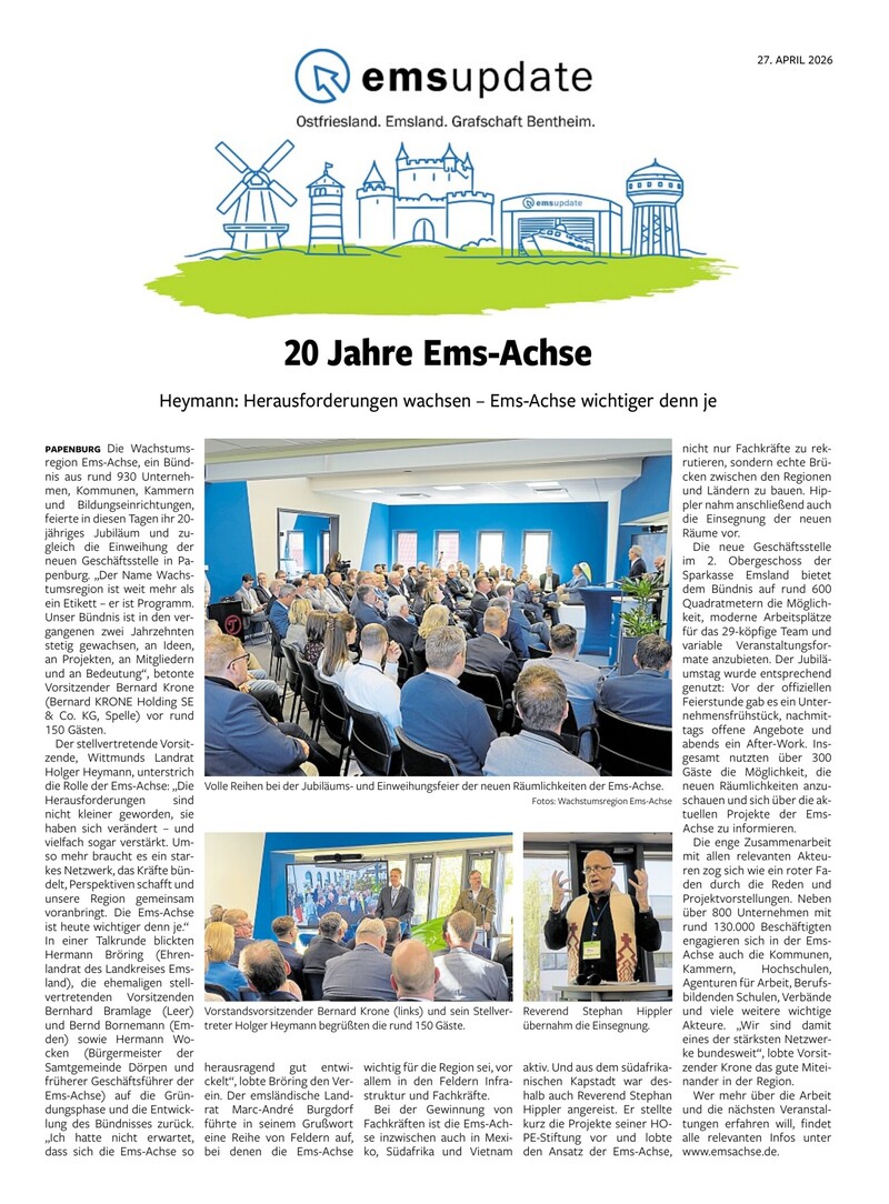 Ems-Update - 27.04.2026 Cover