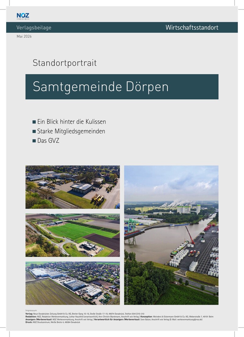 Standortportrait Gemeinde Dörpen Cover