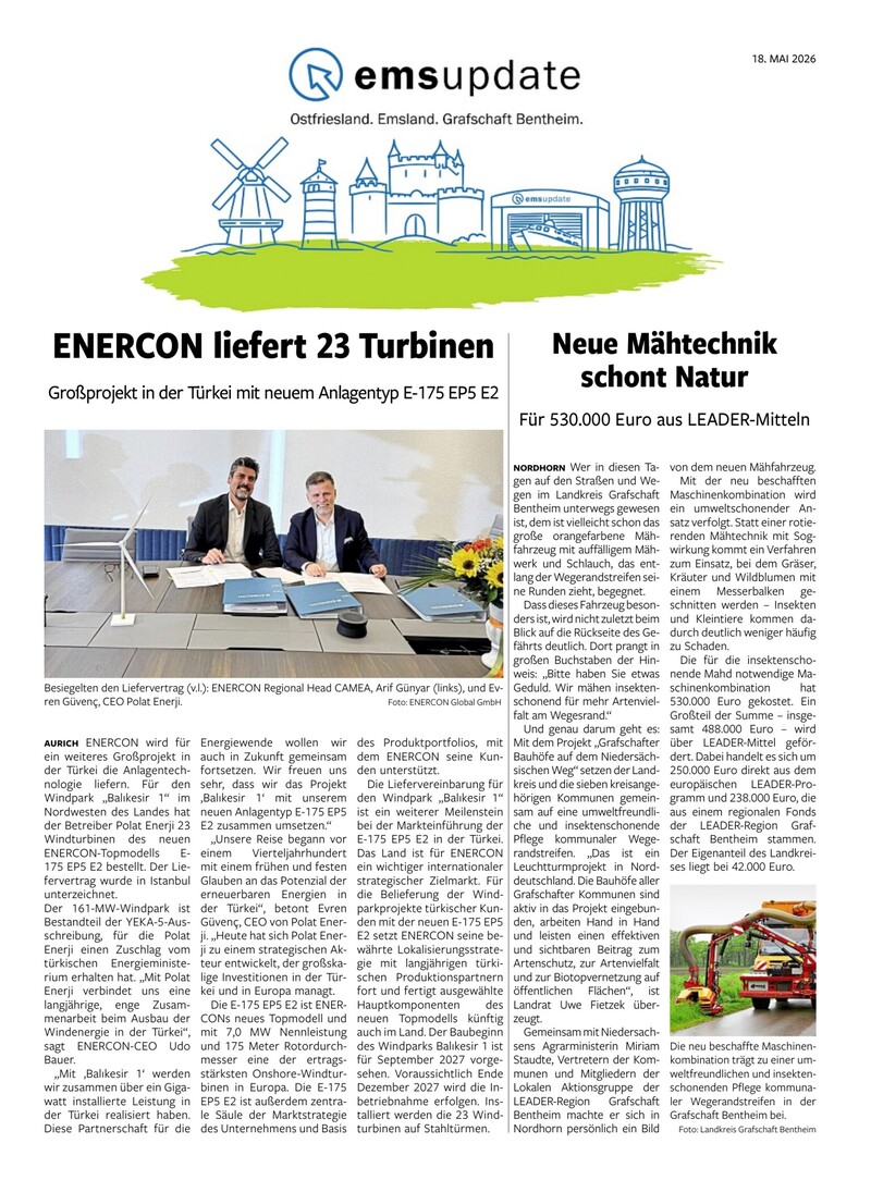 Ems-Update - 18.05.2026 Cover