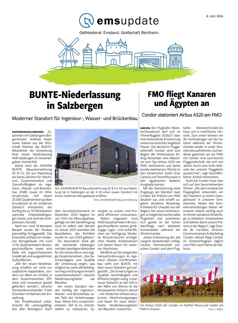 Ems-Update - 08.07.2026 Cover