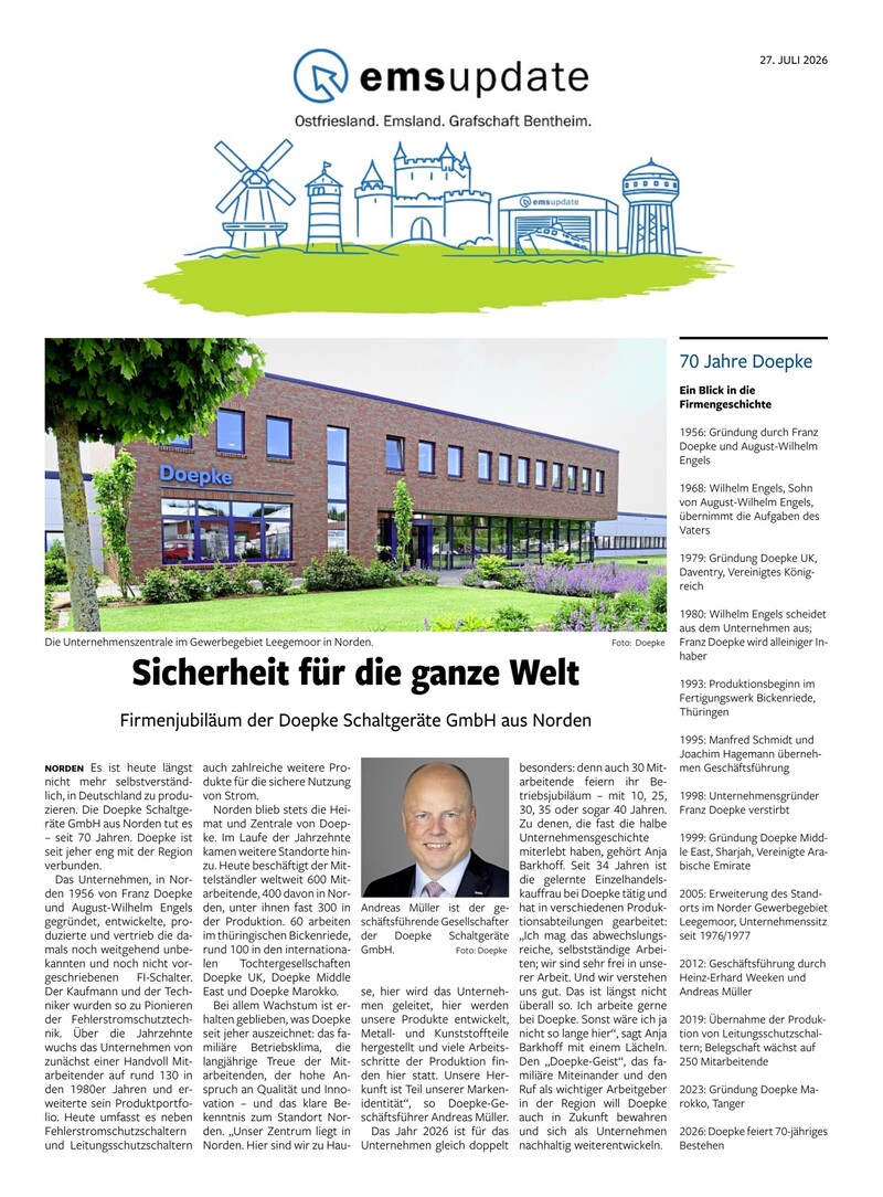 Ems-Update - 27.07.2026 Cover