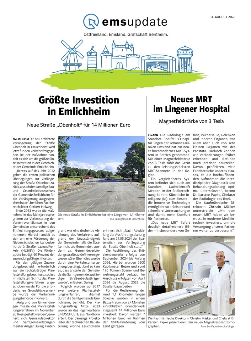 Ems-Update - 31.08.2026 Cover