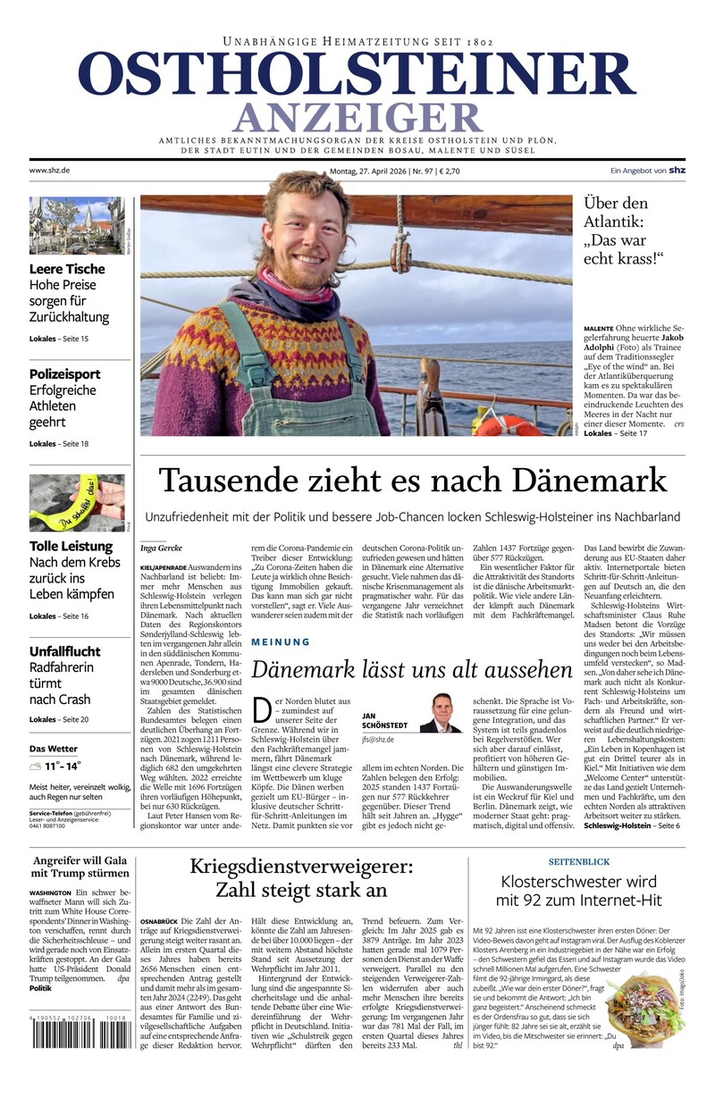 Ostholsteiner Anzeiger - 27.04.2026