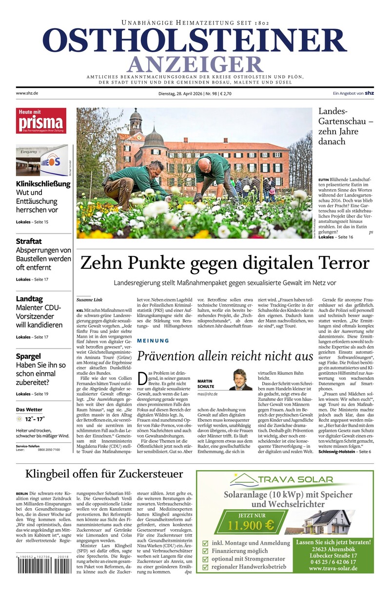 Ostholsteiner Anzeiger - 28.04.2026