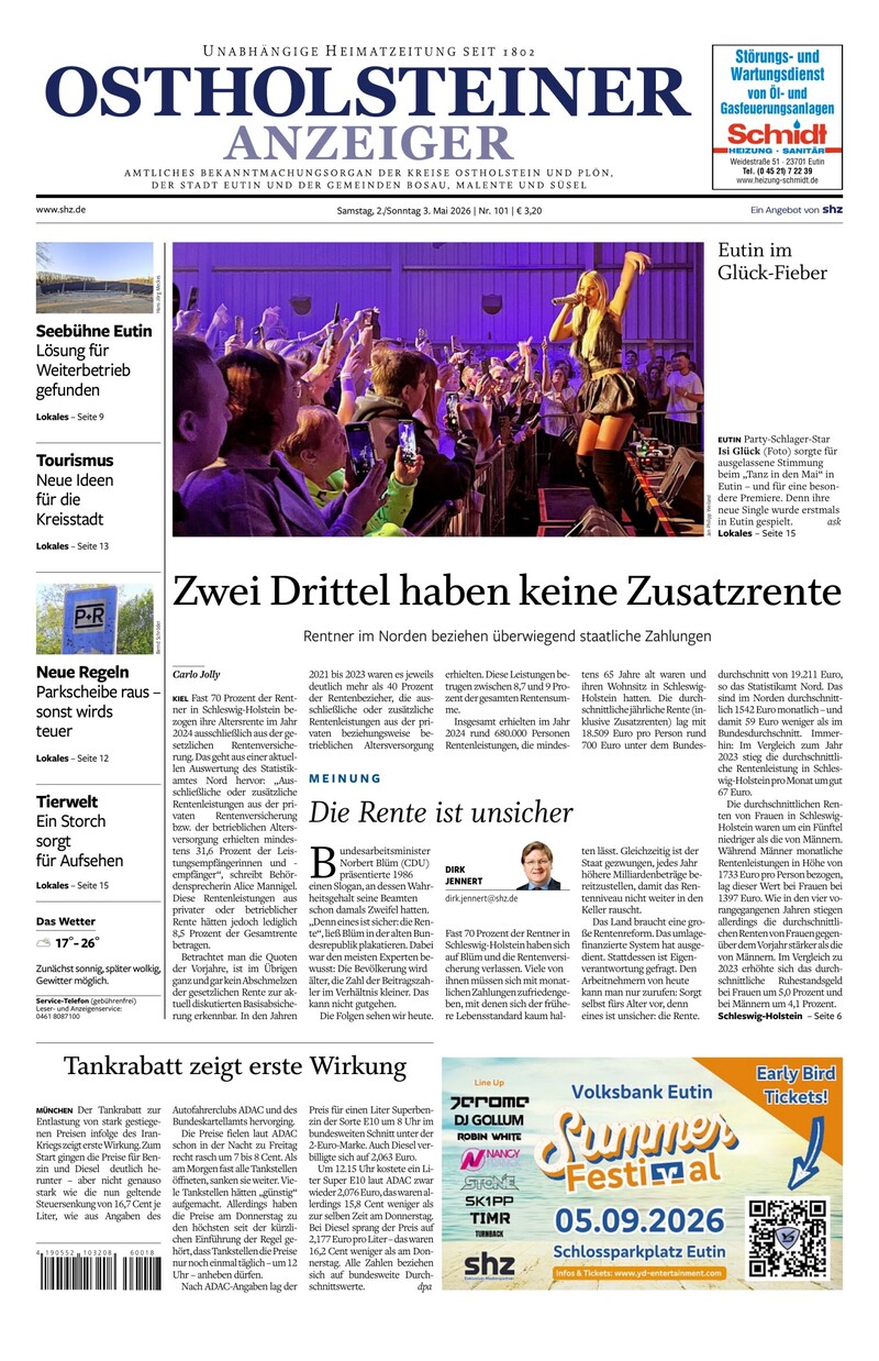 Ostholsteiner Anzeiger - 02.05.2026