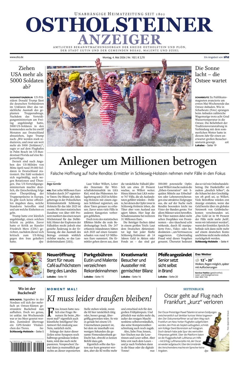 Ostholsteiner Anzeiger - 04.05.2026