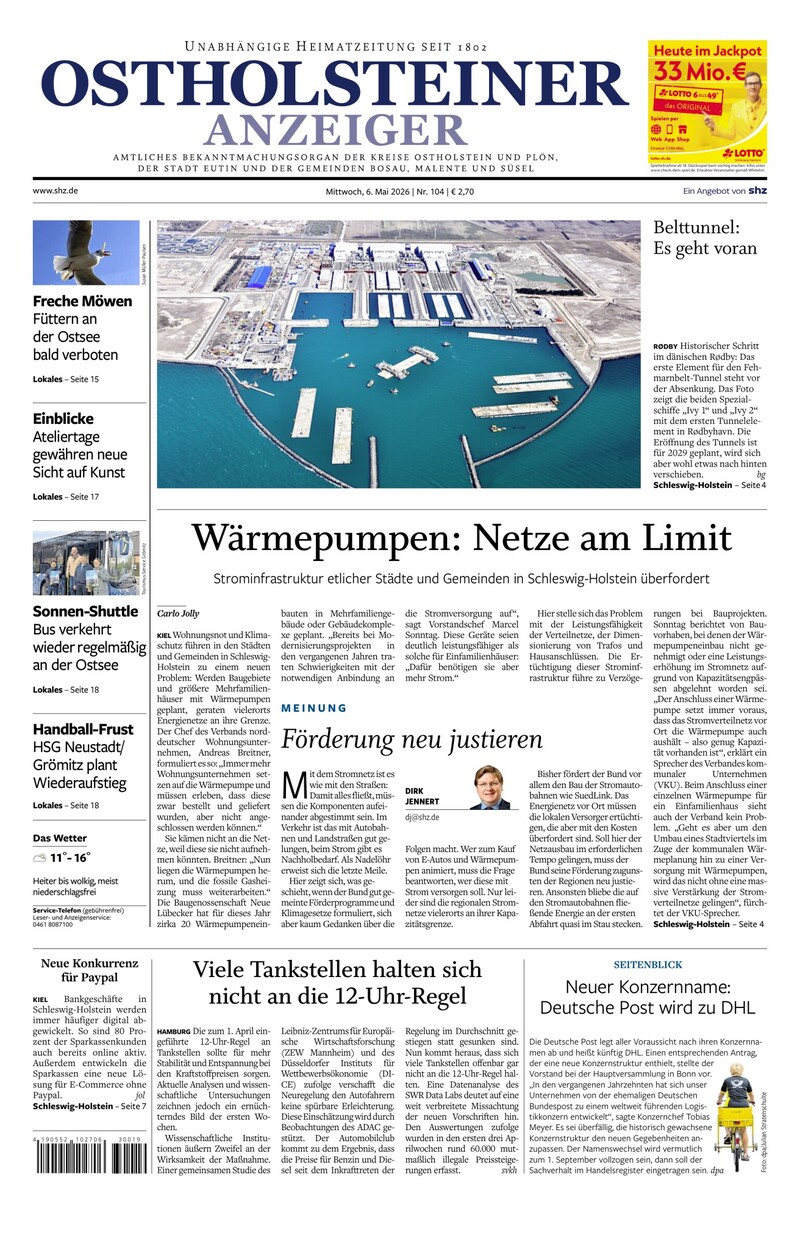 Ostholsteiner Anzeiger - 06.05.2026