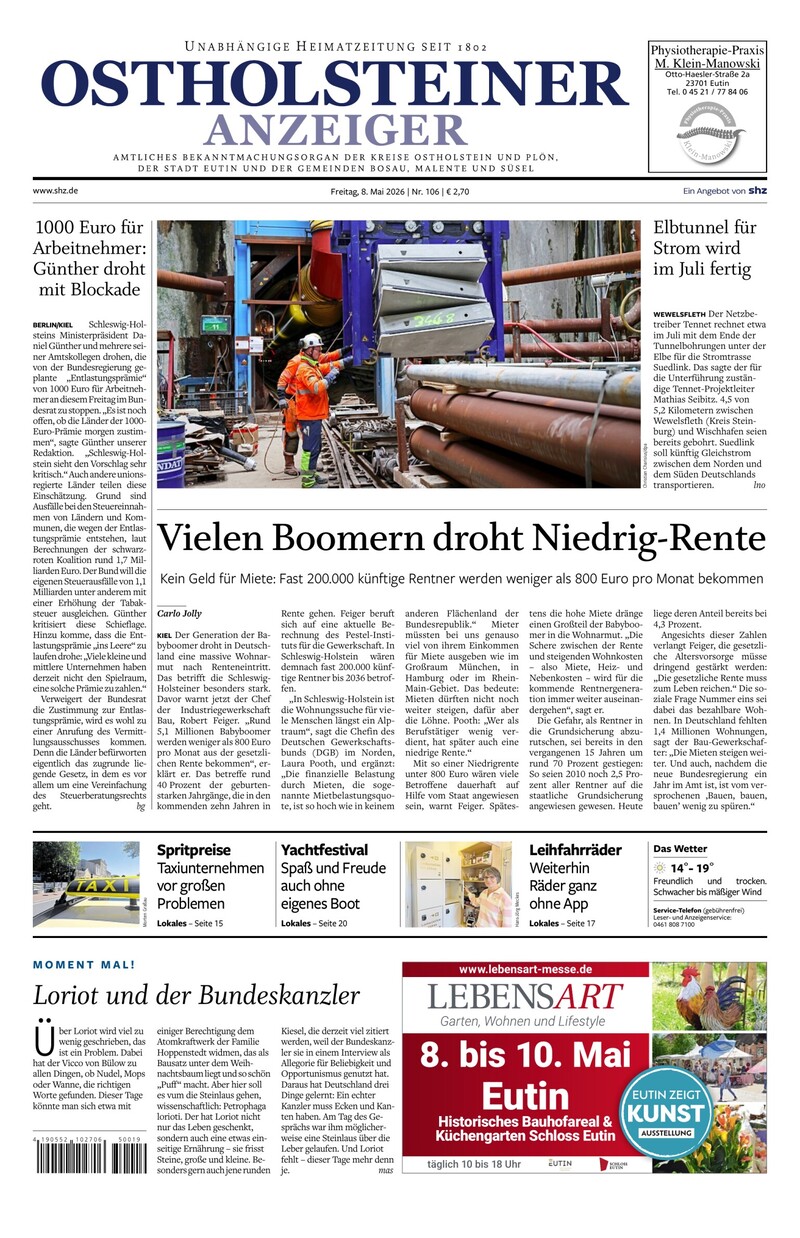 Ostholsteiner Anzeiger - 08.05.2026