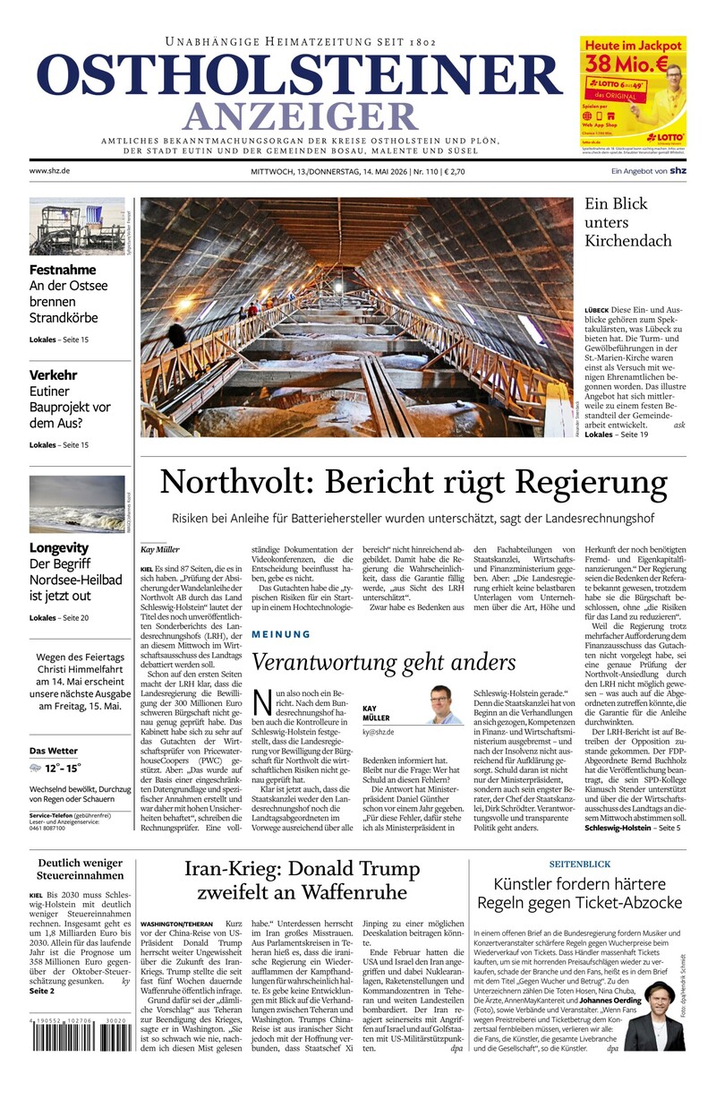 Ostholsteiner Anzeiger - 13.05.2026