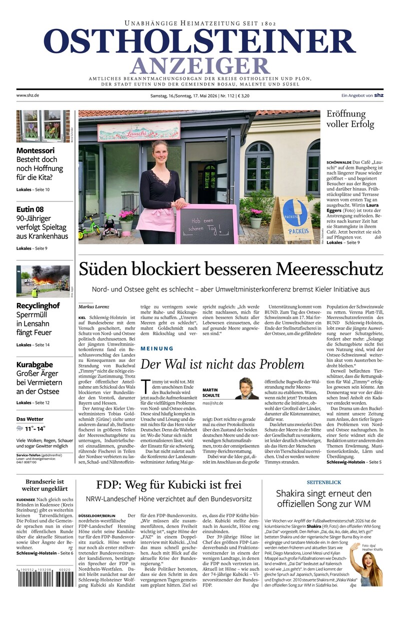 Ostholsteiner Anzeiger - 16.05.2026