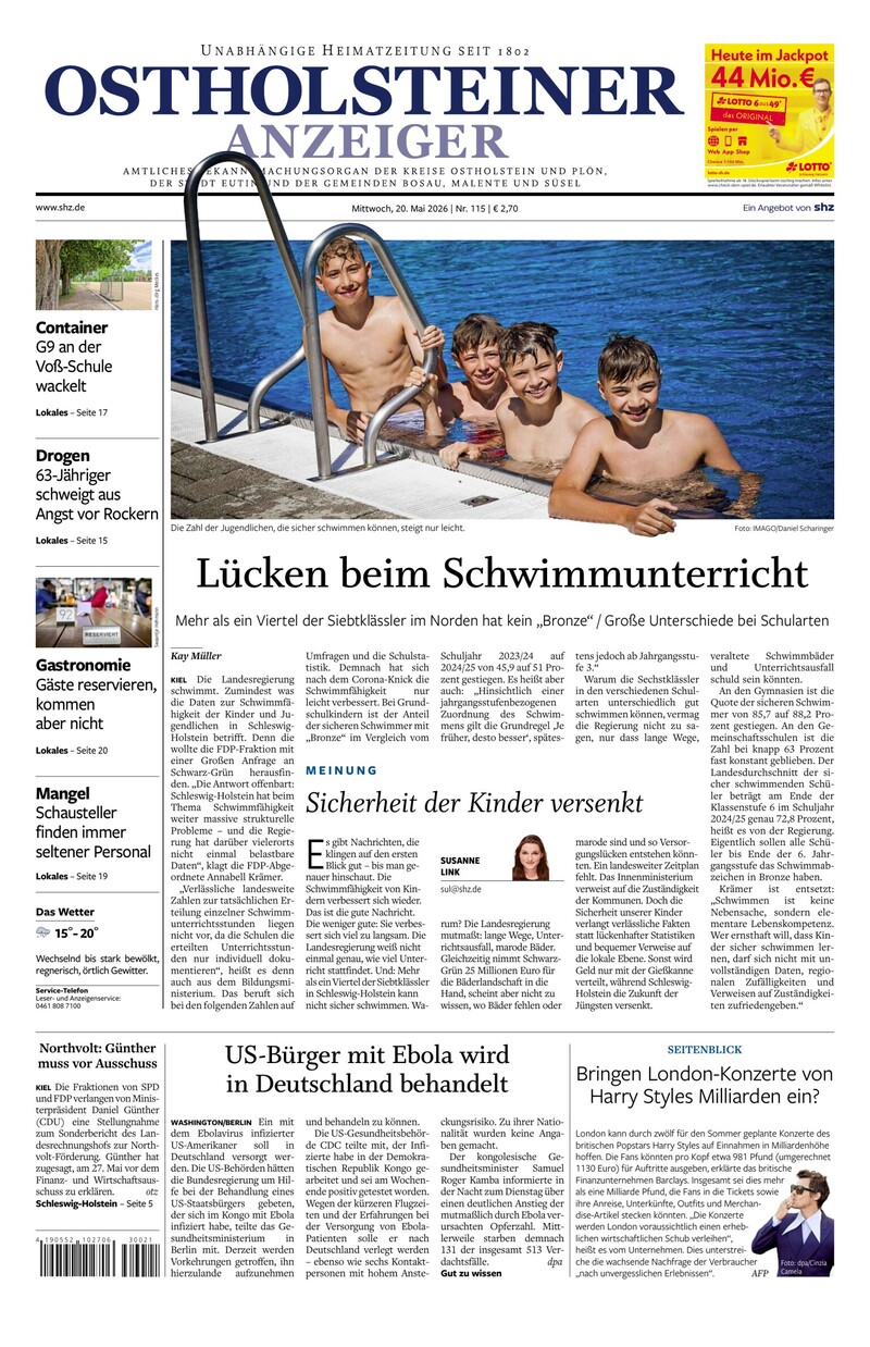 Ostholsteiner Anzeiger - 20.05.2026