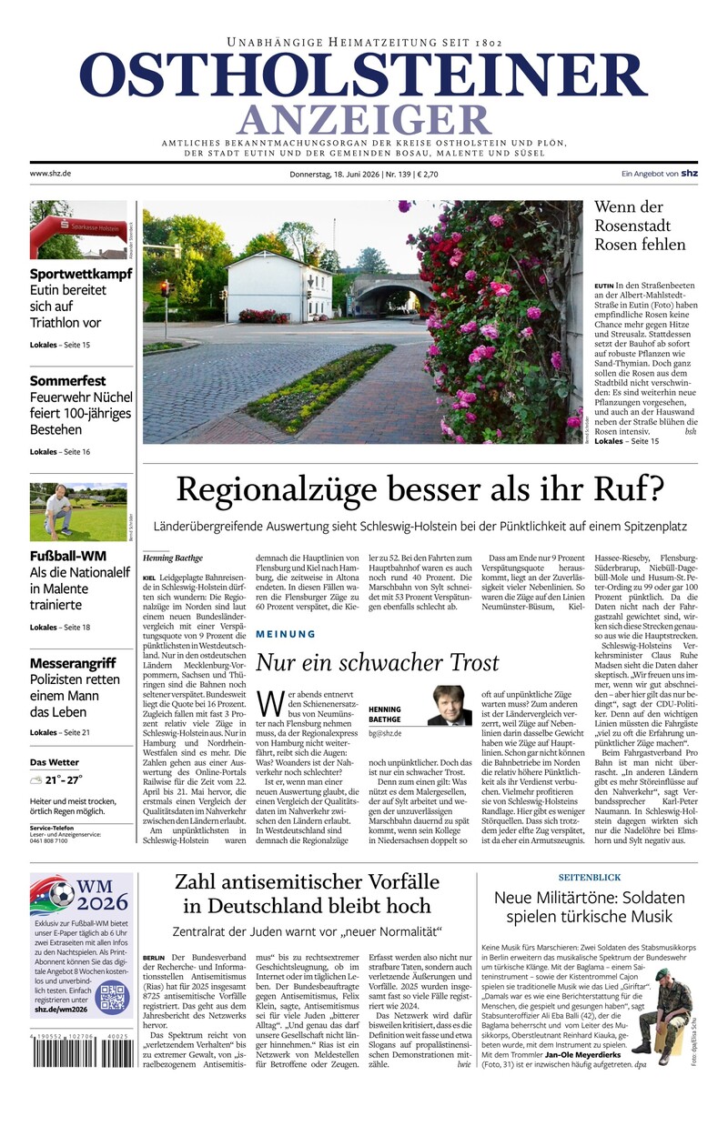 Ostholsteiner Anzeiger - 18.06.2026